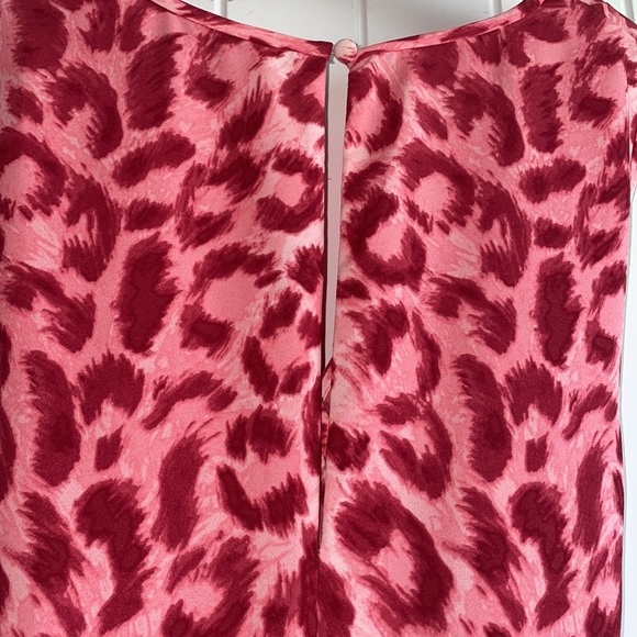 Kate Spade ♠️ pink Panthera, wide-leg romper size med - Picture 6 of 8